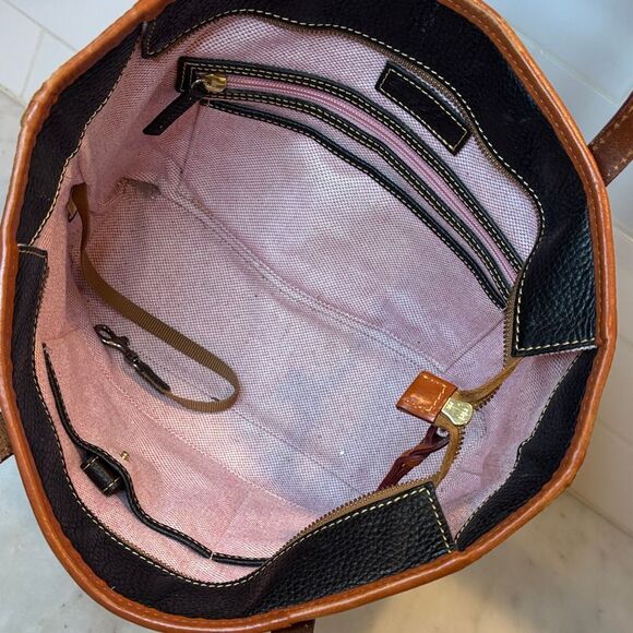 Dooney & Bourke Purse Handbag Pocketbook Pebbled Leather Charleston Tote Bag - Picture 13 of 16